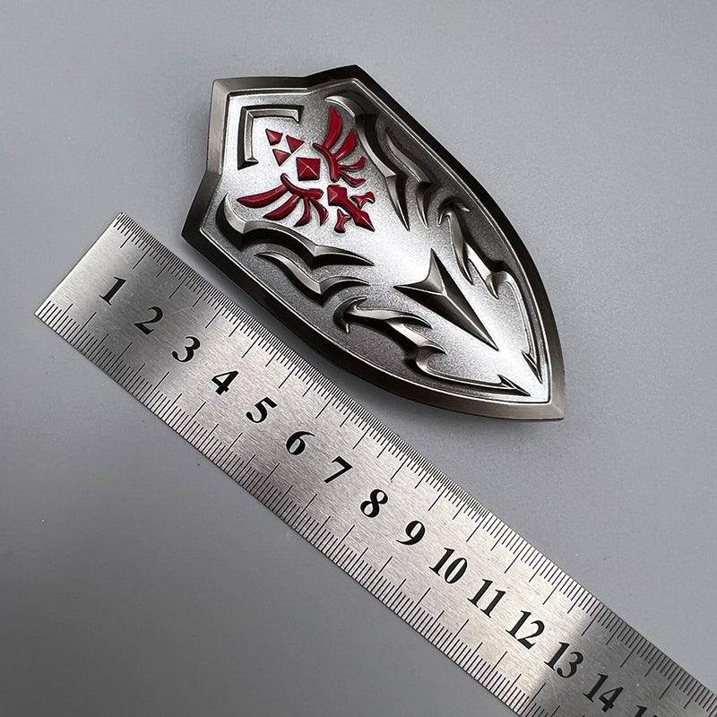 Royal Guard's Shield - The Legend of Zelda Breath of the Wild Elite Defense 1:6 Scale | Obsidian Black Electrostatic Coating & Sheikah Tech Edging - BlacksmithSONG