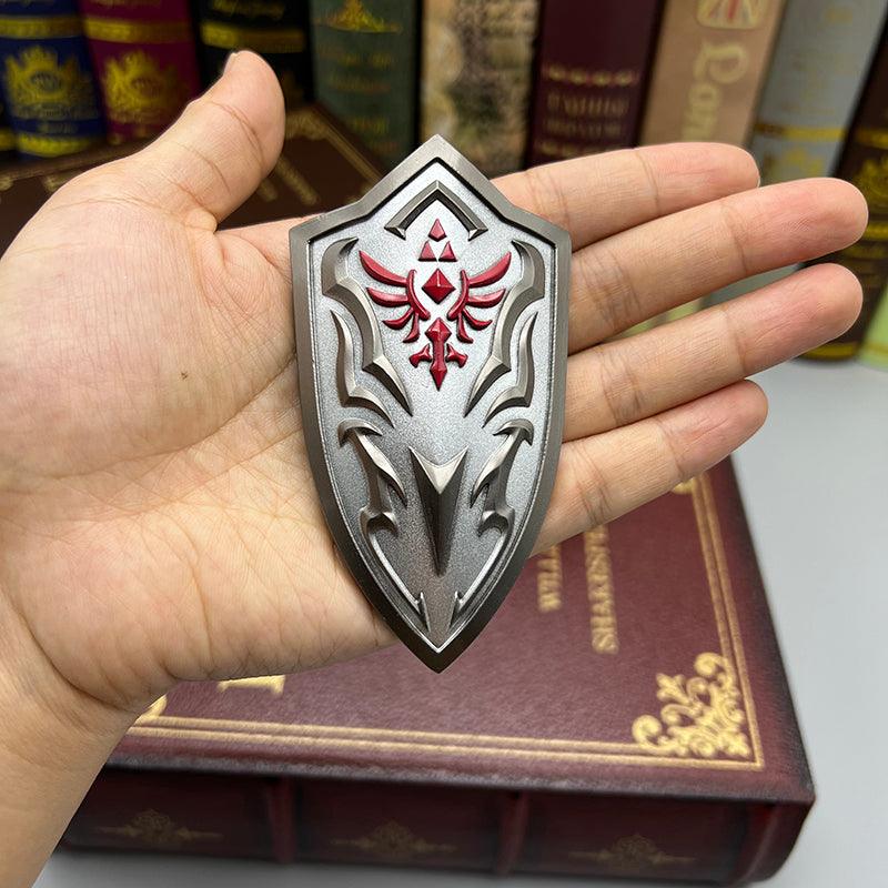 Royal Guard's Shield - The Legend of Zelda Breath of the Wild Elite Defense 1:6 Scale | Obsidian Black Electrostatic Coating & Sheikah Tech Edging - BlacksmithSONG