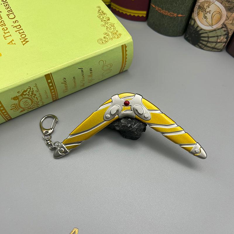 Sea-Breeze Boomerang - The Legend of Zelda Wind Waker Oceanic Weapon 1:6 | Coral Inlaid Grip & Salt-Weathered Coating | Electrostatic Aged Zinc Alloy for Pirate Voyage Collectors - BlacksmithSONG