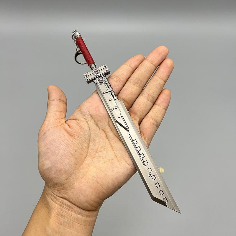 Fusion Sword Replica - Final Fantasy VII Cloud Strife's Modular Blade 1:6 Scale | Multi-Blade Zinc Alloy Assembly & Electrostatic Coating | Midgar Mercenary Display for FF7 Remake Enthusiasts - BlacksmithSONG