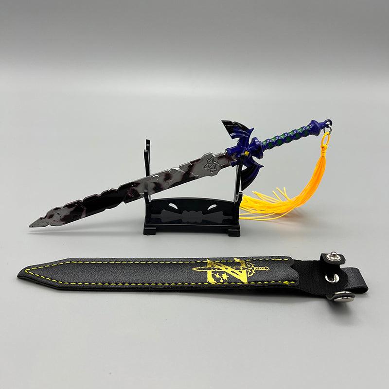 Broken Master Sword Replica - The Legend of Zelda Decayed Holy Blade 1:6 Scale | Corroded Electroplated Edge & Triforce Fracture | Post-Calamity Hyrule Display for Restoration Quest Fans - BlacksmithSONG