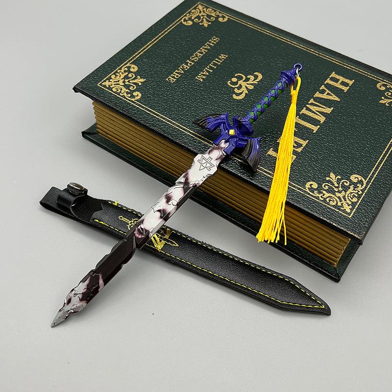 Broken Master Sword Replica - The Legend of Zelda Decayed Holy Blade 1:6 Scale | Corroded Electroplated Edge & Triforce Fracture | Post-Calamity Hyrule Display for Restoration Quest Fans - BlacksmithSONG