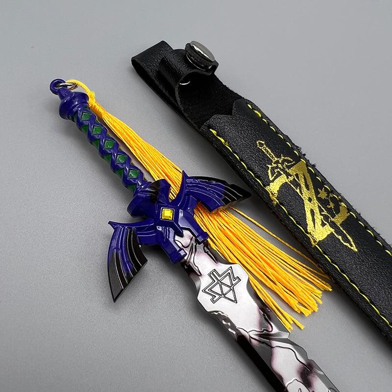 Broken Master Sword Replica - The Legend of Zelda Decayed Holy Blade 1:6 Scale | Corroded Electroplated Edge & Triforce Fracture | Post-Calamity Hyrule Display for Restoration Quest Fans - BlacksmithSONG