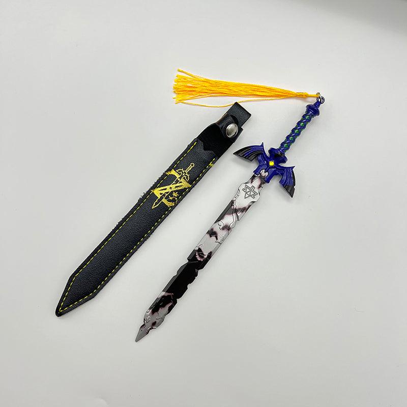 Broken Master Sword Replica - The Legend of Zelda Decayed Holy Blade 1:6 Scale | Corroded Electroplated Edge & Triforce Fracture | Post-Calamity Hyrule Display for Restoration Quest Fans - BlacksmithSONG