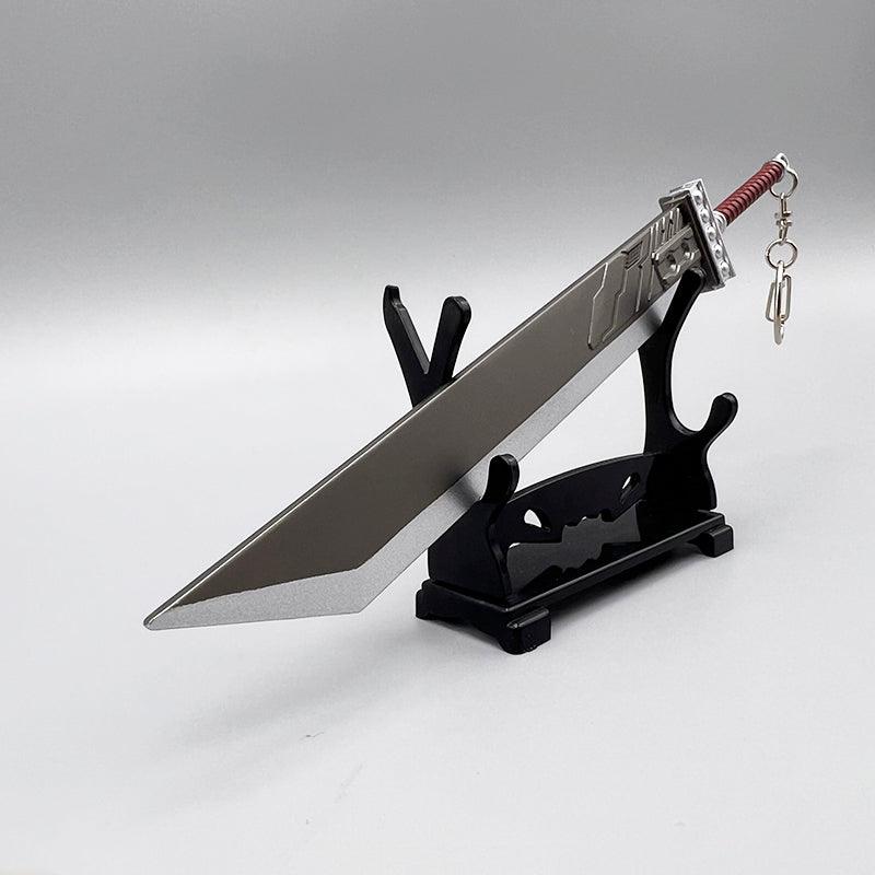 Buster Sword Replica - Final Fantasy VII Cloud Strife's Iconic Blade 1:6 Scale | Zinc Alloy Forged Edge & Battle-Worn Enamel | Shinra Soldier Memorial Display for Crisis Core Archivists - BlacksmithSONG