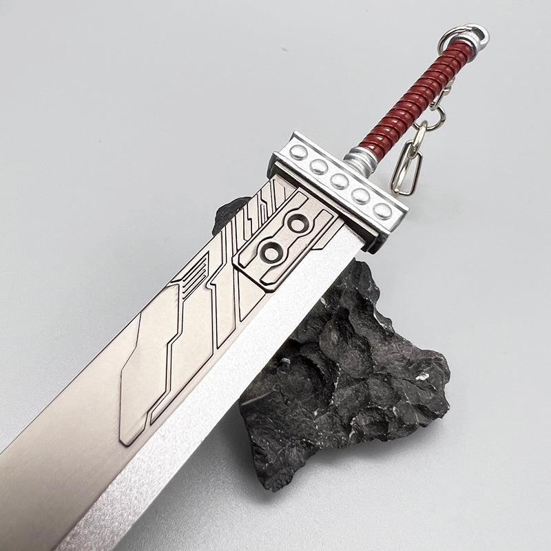 Buster Sword Replica - Final Fantasy VII Cloud Strife's Iconic Blade 1:6 Scale | Zinc Alloy Forged Edge & Battle-Worn Enamel | Shinra Soldier Memorial Display for Crisis Core Archivists - BlacksmithSONG