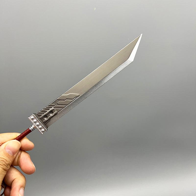Buster Sword Replica - Final Fantasy VII Cloud Strife's Iconic Blade 1:6 Scale | Zinc Alloy Forged Edge & Battle-Worn Enamel | Shinra Soldier Memorial Display for Crisis Core Archivists - BlacksmithSONG