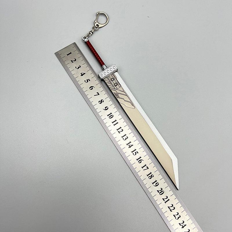 Buster Sword Replica - Final Fantasy VII Cloud Strife's Iconic Blade 1:6 Scale | Zinc Alloy Forged Edge & Battle-Worn Enamel | Shinra Soldier Memorial Display for Crisis Core Archivists - BlacksmithSONG