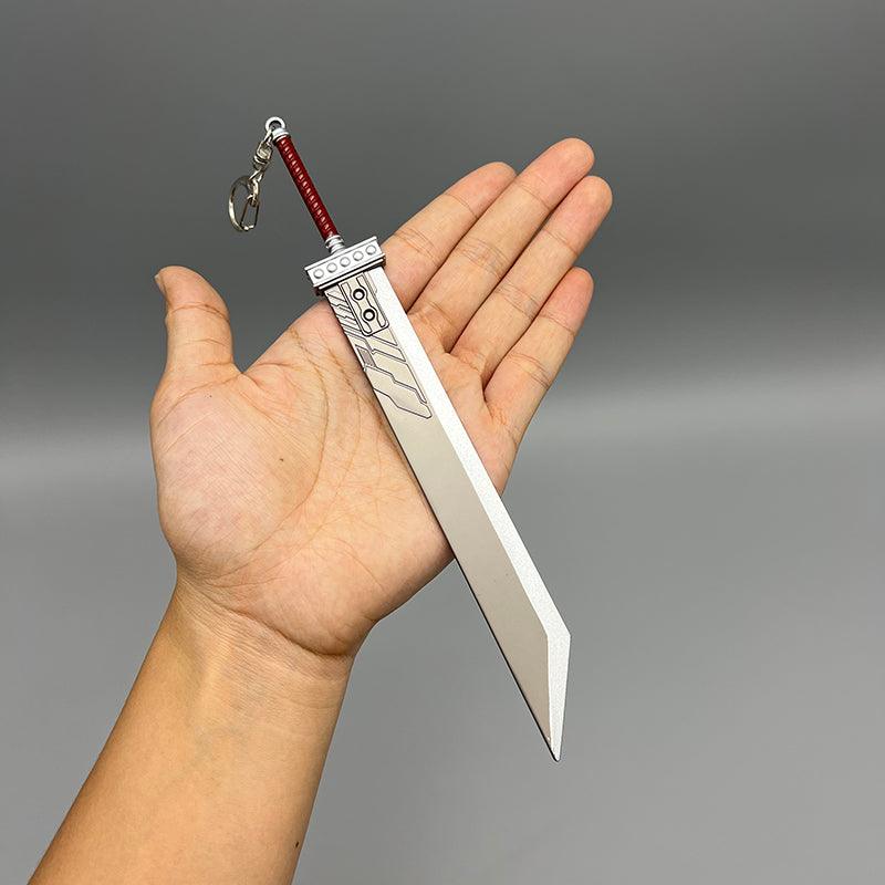 Buster Sword Replica - Final Fantasy VII Cloud Strife's Iconic Blade 1:6 Scale | Zinc Alloy Forged Edge & Battle-Worn Enamel | Shinra Soldier Memorial Display for Crisis Core Archivists - BlacksmithSONG