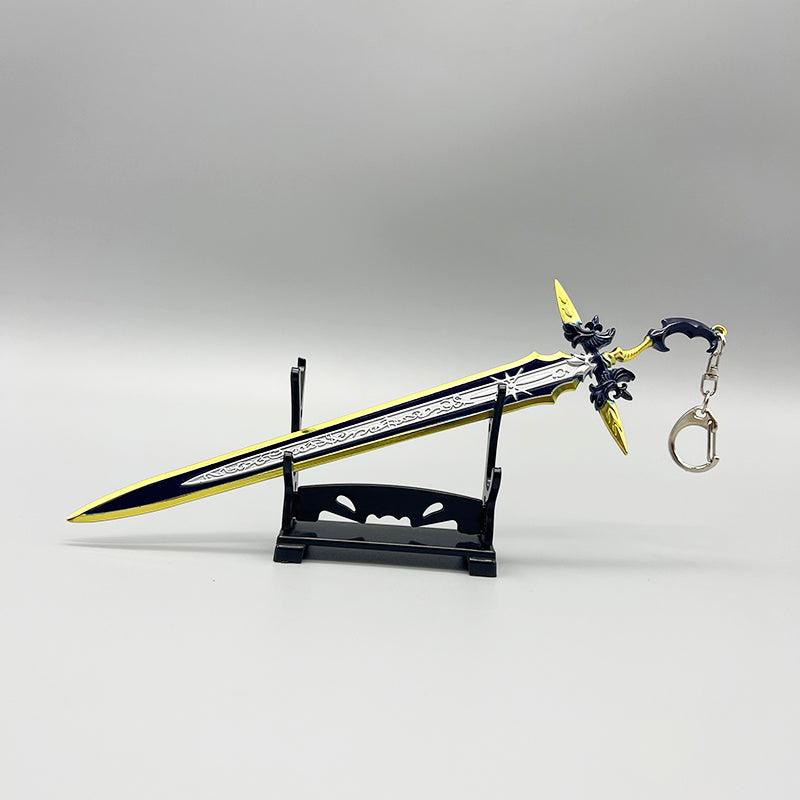 Ultima Sword Replica - Final Fantasy XV Bahamut's Divine Blade 1:6 Scale | Dragonkin Alloy Core & Celestial Edge Polishing | Astral War Relic for Six Royal Arms Completionists - BlacksmithSONG