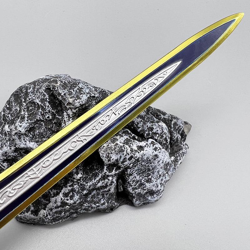 Ultima Sword Replica - Final Fantasy XV Bahamut's Divine Blade 1:6 Scale | Dragonkin Alloy Core & Celestial Edge Polishing | Astral War Relic for Six Royal Arms Completionists - BlacksmithSONG