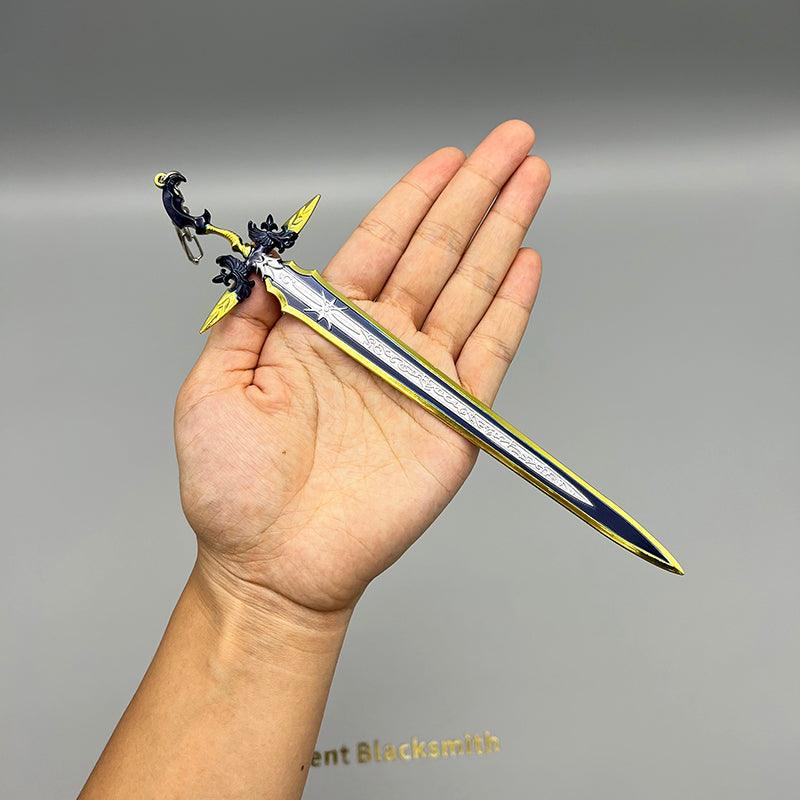 Ultima Sword Replica - Final Fantasy XV Bahamut's Divine Blade 1:6 Scale | Dragonkin Alloy Core & Celestial Edge Polishing | Astral War Relic for Six Royal Arms Completionists - BlacksmithSONG