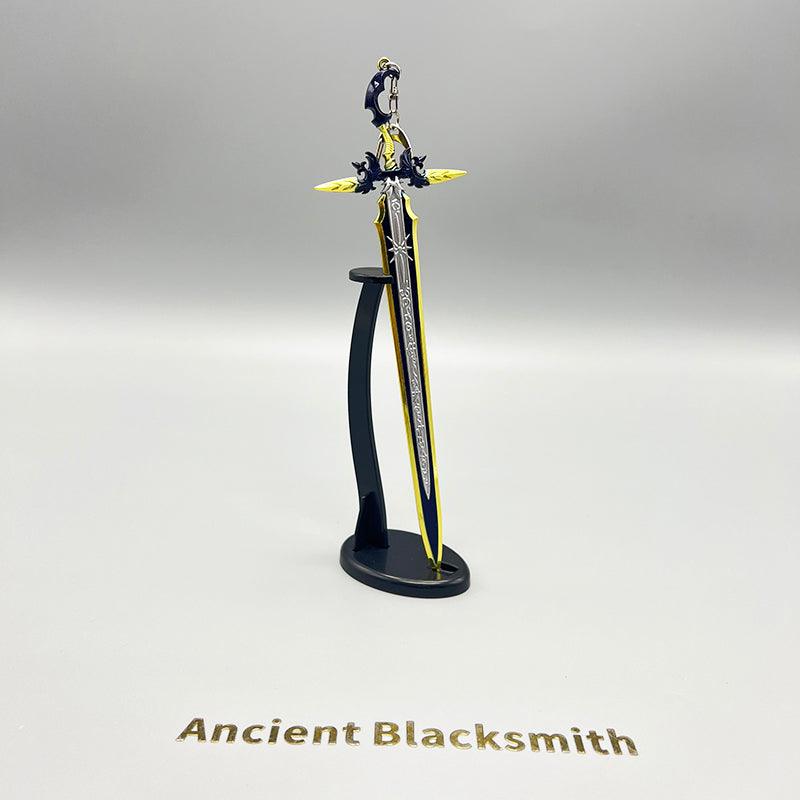 Ultima Sword Replica - Final Fantasy XV Bahamut's Divine Blade 1:6 Scale | Dragonkin Alloy Core & Celestial Edge Polishing | Astral War Relic for Six Royal Arms Completionists - BlacksmithSONG