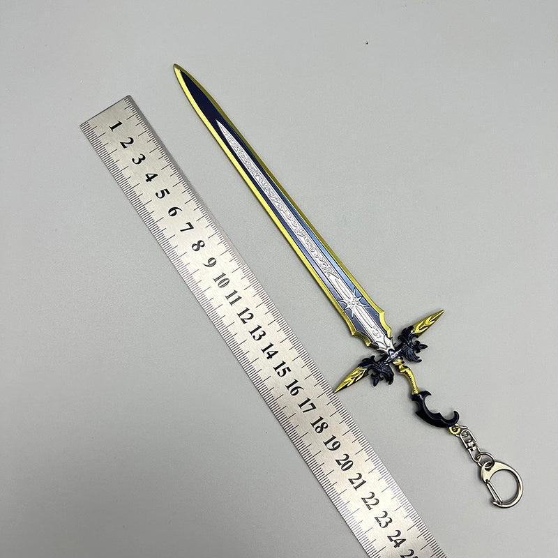 Ultima Sword Replica - Final Fantasy XV Bahamut's Divine Blade 1:6 Scale | Dragonkin Alloy Core & Celestial Edge Polishing | Astral War Relic for Six Royal Arms Completionists - BlacksmithSONG