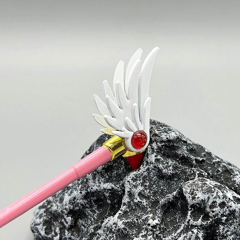 Clow Sealing Wand - Cardcaptor Sakura Original Zinc Alloy Staff| Clow Reed's Legacy Artifact | Sakura Card Captor Zinc Alloy Display for Nostalgic Fans - BlacksmithSONG