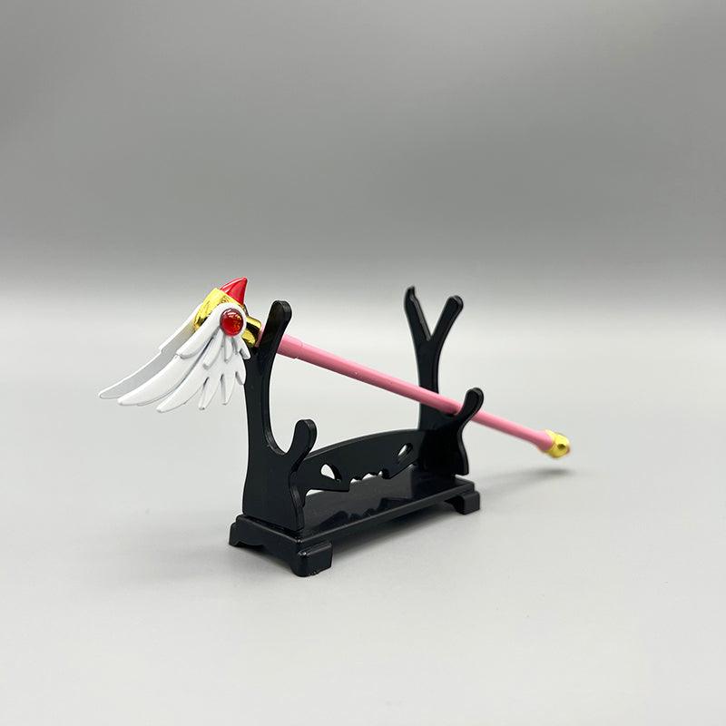 Clow Sealing Wand - Cardcaptor Sakura Original Zinc Alloy Staff| Clow Reed's Legacy Artifact | Sakura Card Captor Zinc Alloy Display for Nostalgic Fans - BlacksmithSONG