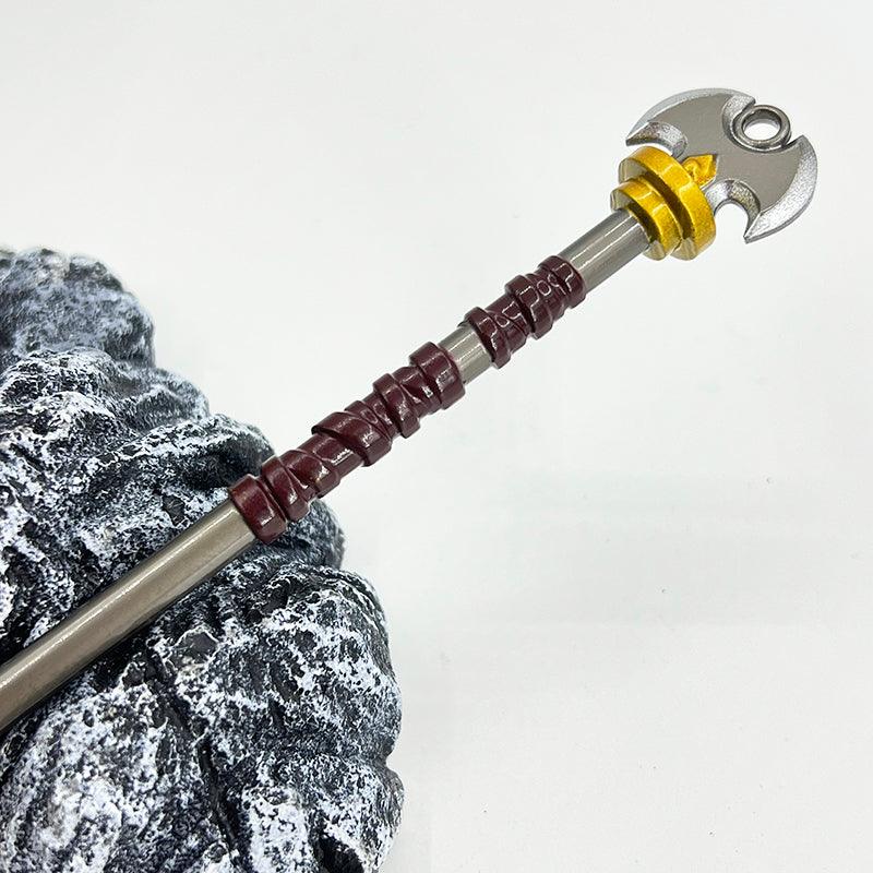 Savage Lynel Spear - The Legend of Zelda Breath of the Wild Coliseum Weapon 1:6 Zinc Alloy | Lynel Horn-Inspired Tip & Tribal Engraving | Electrostatic Weathered Coating for Hyrule Warriors - BlacksmithSONG