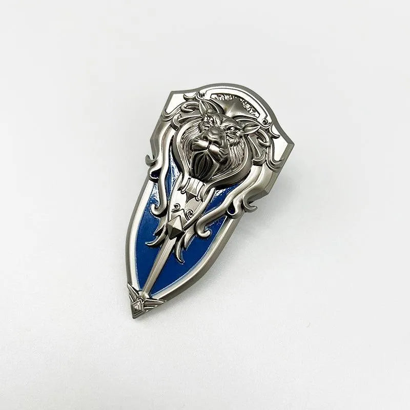 Lion Shield Replica | Warcraft Movie Alliance Shield | 1:6 Scale | BlacksmithSONG - BlacksmithSONG
