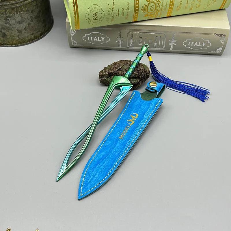 Fierce Deity Sword - The Legend of Zelda Majora's Mask Oni Link Weapon 1:6 Scale | Dark Termina Alloy & Mask Energy Core Design | Limited Edition Zinc Display for Moonfall Survivors - BlacksmithSONG