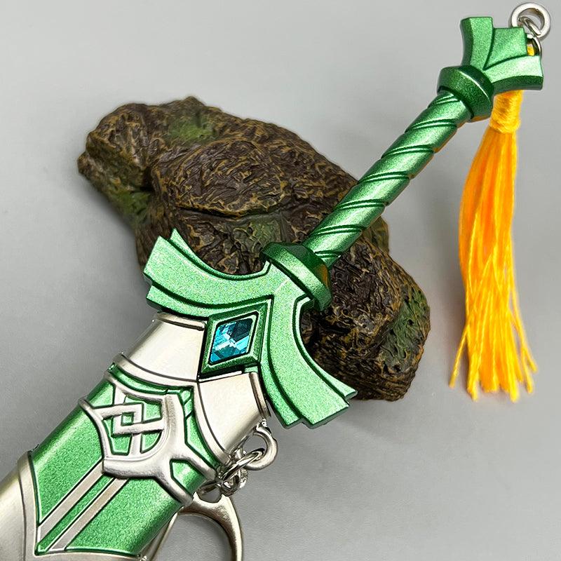 Goddess Sword Replica - The Legend of Zelda Skyward Strike Artifact 1:6 Scale | Divine Forged Zinc Alloy & Celestial Patina | Hylia's Legacy Display for Skyward Sword Archivists - BlacksmithSONG
