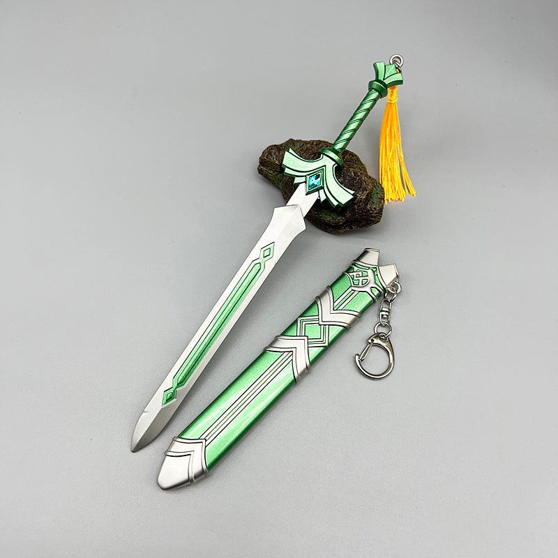 Goddess Sword Replica - The Legend of Zelda Skyward Strike Artifact 1:6 Scale | Divine Forged Zinc Alloy & Celestial Patina | Hylia's Legacy Display for Skyward Sword Archivists - BlacksmithSONG