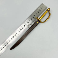 Brass-Hilt Pirate Captain's Cutlass — Diecast Zinc-Alloy Replica | Desk Display Collectible 22cm | BlacksmithSONG