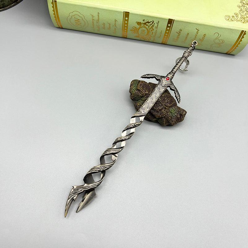 Elden Ring Godslayer's Greatsword Replica - Gloam-Eyed Queen's Divine Slayer | Scratch-Resistant Enamel Finish Sculpture - BlacksmithSONG