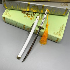 Wado Ichimonji Katana Replica | Zoro One Piece Metal Sword | 1:6 Scale | BlacksmithSONG - BlacksmithSONG