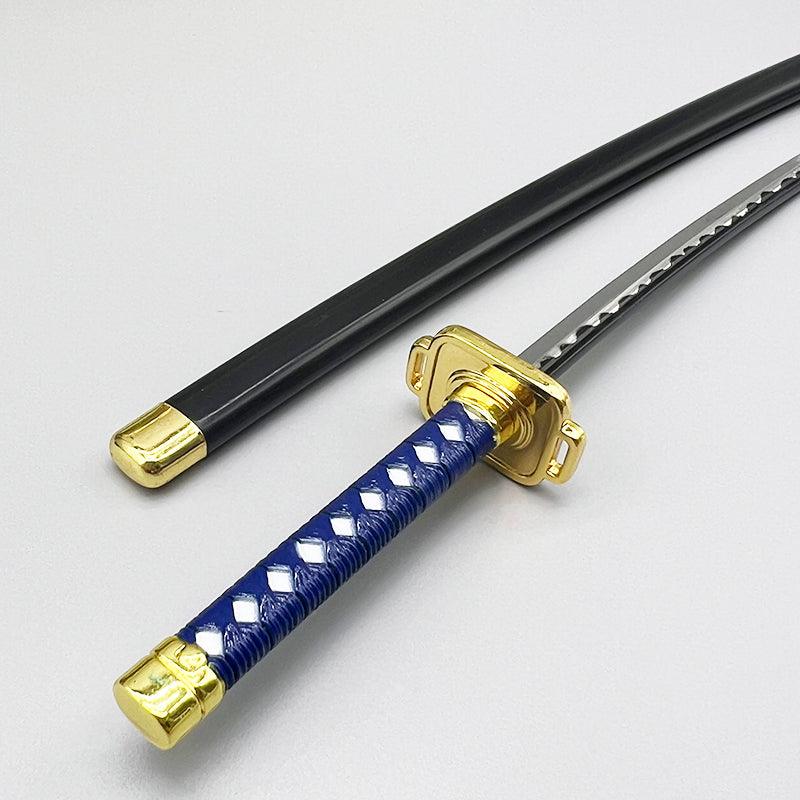 Masamune Katana Replica - Final Fantasy VII Sephiroth's Legendary Blade 1:6 Scale | Celestial Black Zinc Alloy & Single-Wing Motif | Nibelheim Incident Memorial for One-Winged Angel Collectors - BlacksmithSONG