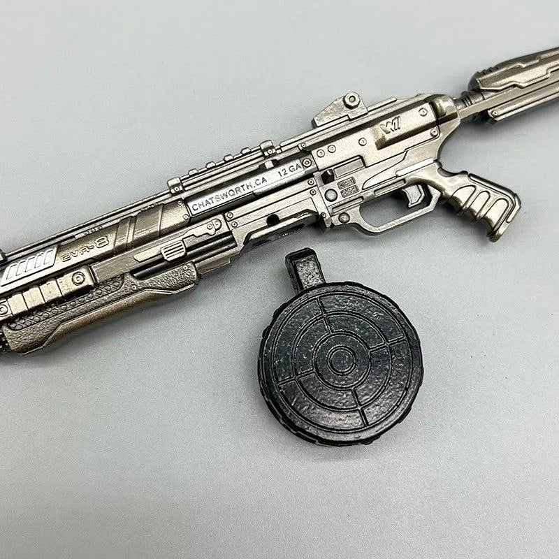 EVA-8 Auto Shotgun Replica - Apex Legends Fully-Automatic Close Combat 1:6 Scale | Detachable Magazine & Electrostatic Coating | Newbie-Friendly Zinc Alloy Display for Hot Zone Raiders - BlacksmithSONG