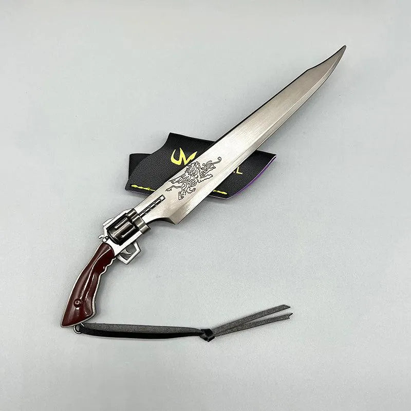 Revolver Gunblade Replica | Final Fantasy VIII Metal Sword | 1:6 Scale Collectible | BlacksmithSONG - BlacksmithSONG