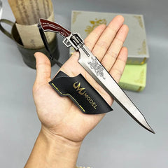 Revolver Gunblade Replica | Final Fantasy VIII Metal Sword | 1:6 Scale Collectible | BlacksmithSONG - BlacksmithSONG