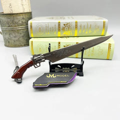 Revolver Gunblade Replica | Final Fantasy VIII Metal Sword | 1:6 Scale Collectible | BlacksmithSONG - BlacksmithSONG