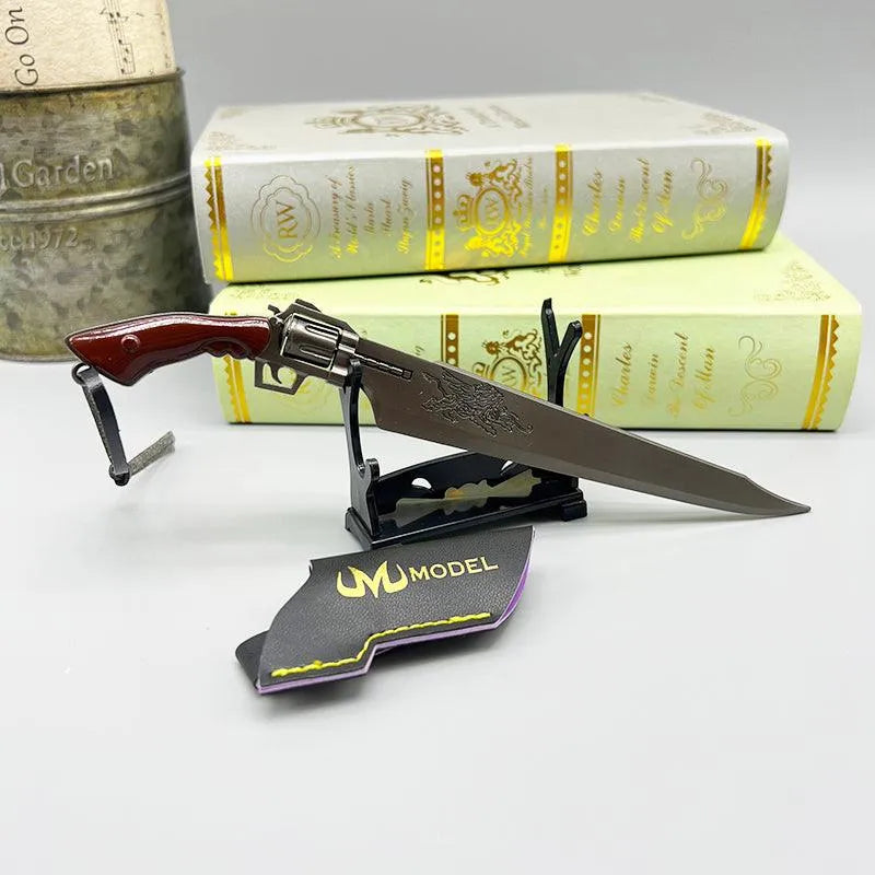 Revolver Gunblade Replica | Final Fantasy VIII Metal Sword | 1:6 Scale Collectible | BlacksmithSONG - BlacksmithSONG