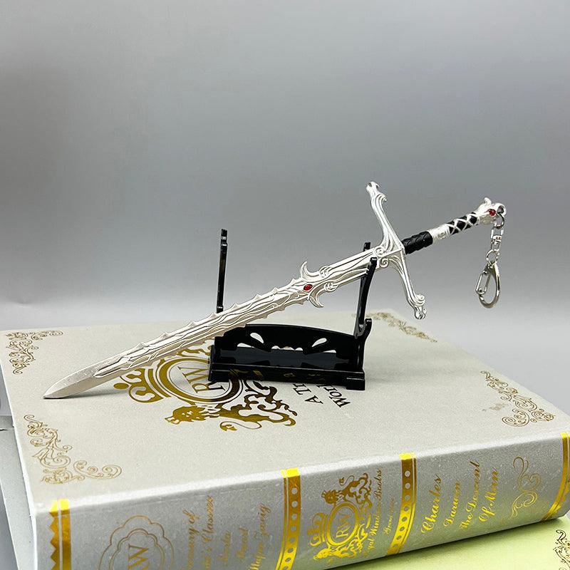 Silver Sword of Astral Plane - BG3 Githyanki Knight's Relic 1:6 Zinc Alloy | Vlaakith's Chosen Weapon | Mind Flayer Slayer Artifact for Lae'zel Fans - BlacksmithSONG