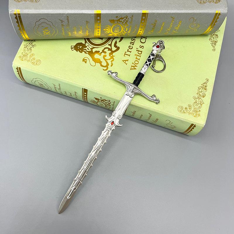 Silver Sword of Astral Plane - BG3 Githyanki Knight's Relic 1:6 Zinc Alloy | Vlaakith's Chosen Weapon | Mind Flayer Slayer Artifact for Lae'zel Fans - BlacksmithSONG