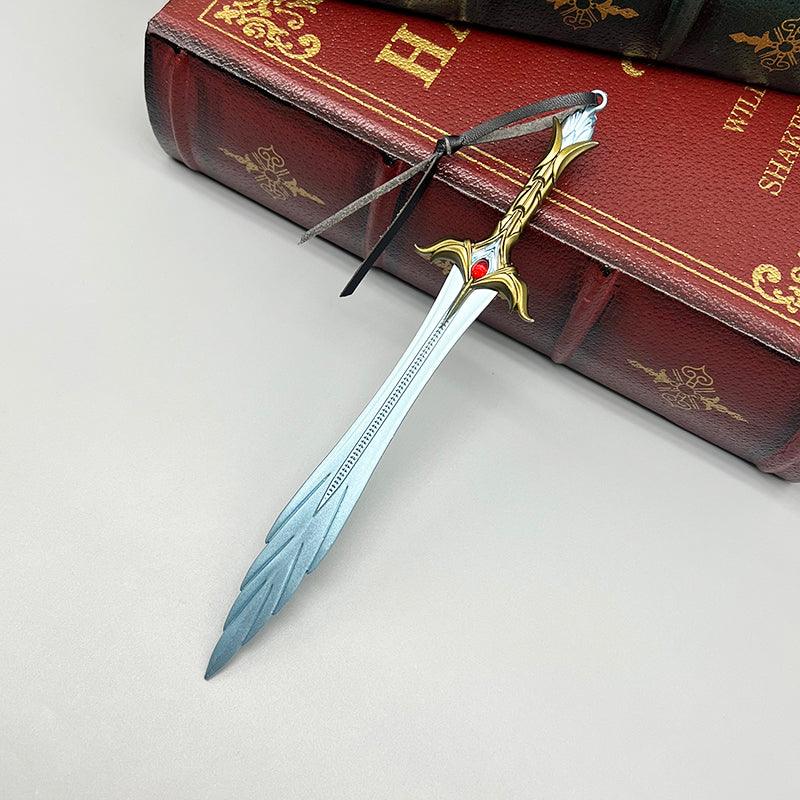 Chillrend Frost Blade - Skyrim Mercer Frey's Stolen Sword 1:6 Replica | Thieves Guild Ice-Enchanted Weapon | Frozen Ruins Artifact for Stealth Build Fans - BlacksmithSONG