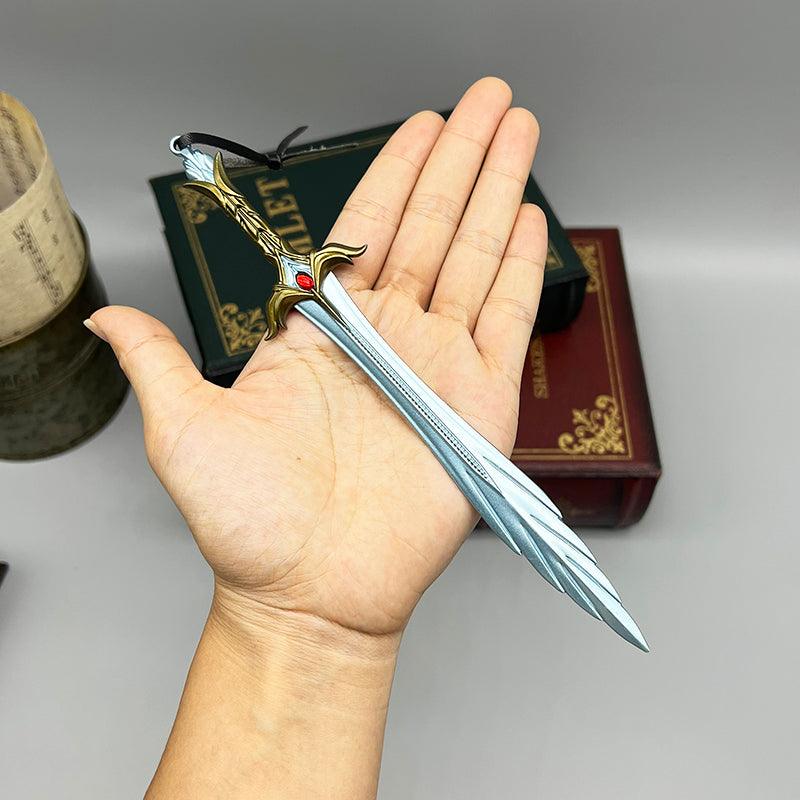 Chillrend Frost Blade - Skyrim Mercer Frey's Stolen Sword 1:6 Replica | Thieves Guild Ice-Enchanted Weapon | Frozen Ruins Artifact for Stealth Build Fans - BlacksmithSONG