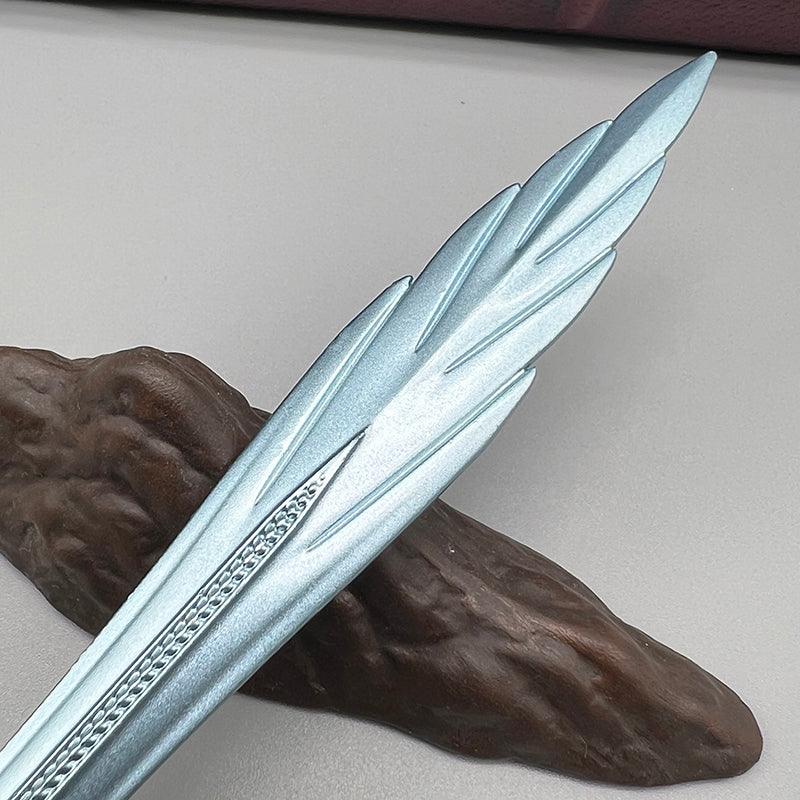 Chillrend Frost Blade - Skyrim Mercer Frey's Stolen Sword 1:6 Replica | Thieves Guild Ice-Enchanted Weapon | Frozen Ruins Artifact for Stealth Build Fans - BlacksmithSONG