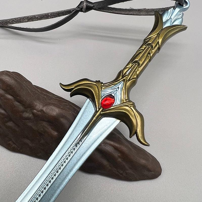 Chillrend Frost Blade - Skyrim Mercer Frey's Stolen Sword 1:6 Replica | Thieves Guild Ice-Enchanted Weapon | Frozen Ruins Artifact for Stealth Build Fans - BlacksmithSONG