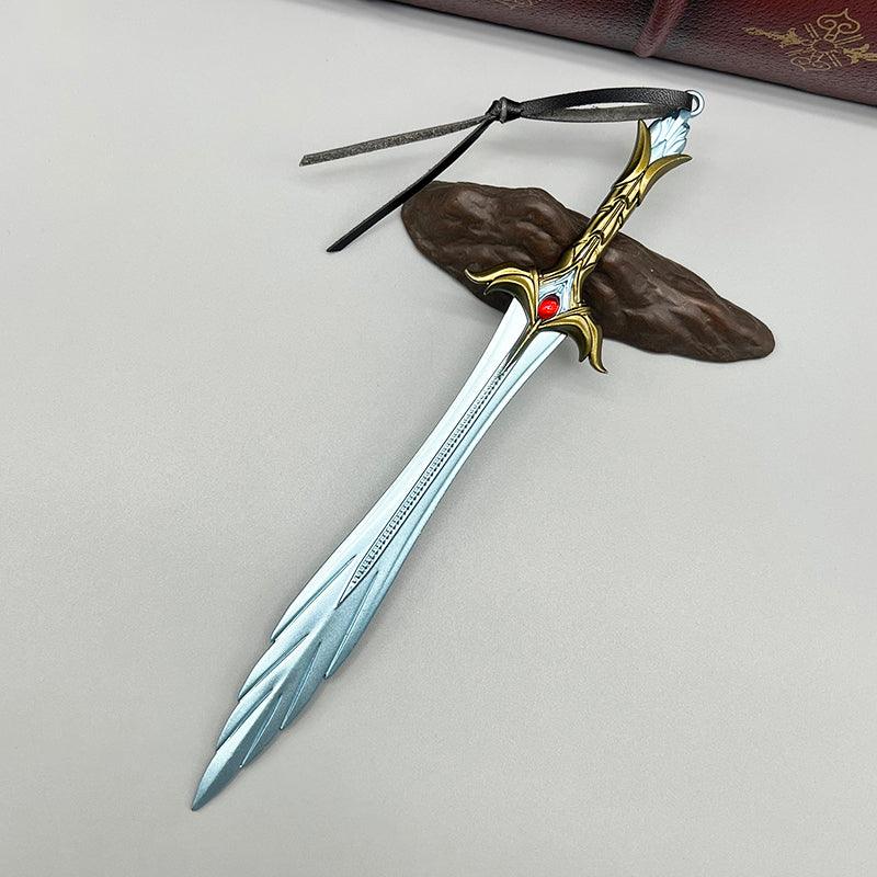 Chillrend Frost Blade - Skyrim Mercer Frey's Stolen Sword 1:6 Replica | Thieves Guild Ice-Enchanted Weapon | Frozen Ruins Artifact for Stealth Build Fans - BlacksmithSONG