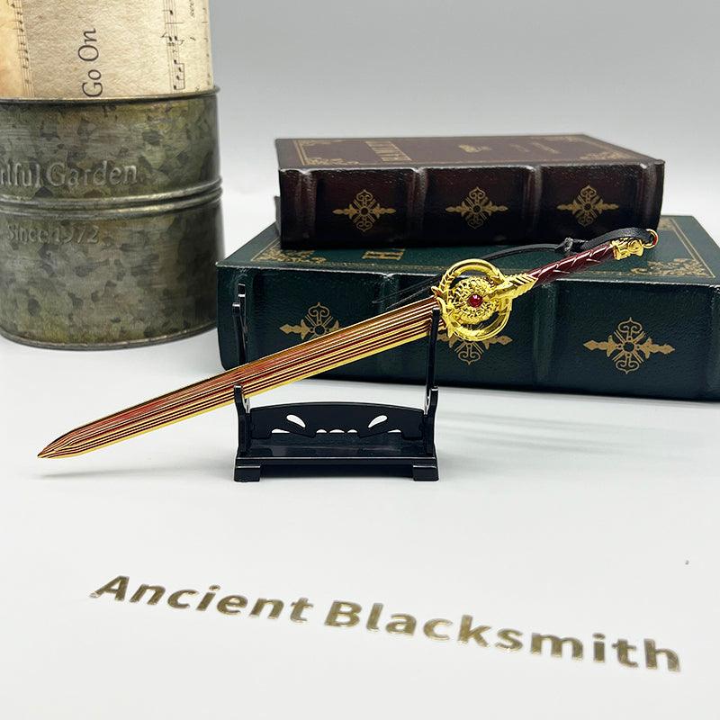 Dawnbreaker Divine Sword - Skyrim Meridia's Daedric Artifact 1:6 | Undead Purifying Light Blade | Beacon in Darkness Collectible for Paladin Roleplayers - BlacksmithSONG