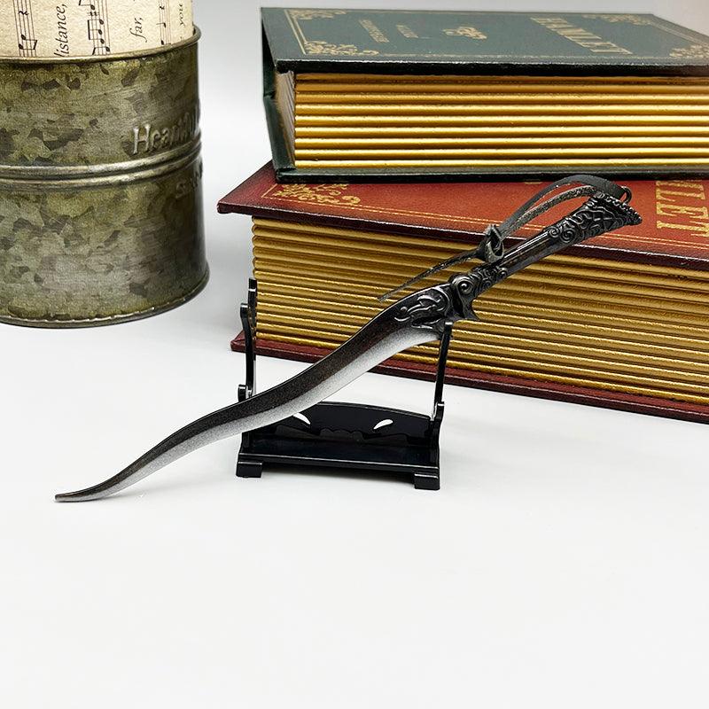 Blade of Sacrifice Cultist Dagger - Skyrim Daedric Ritual Weapon 1:6 Zinc Alloy | Molag Bal's Altar Artifact | Forsworn Coven Collectible for Oblivion Worshipers - BlacksmithSONG