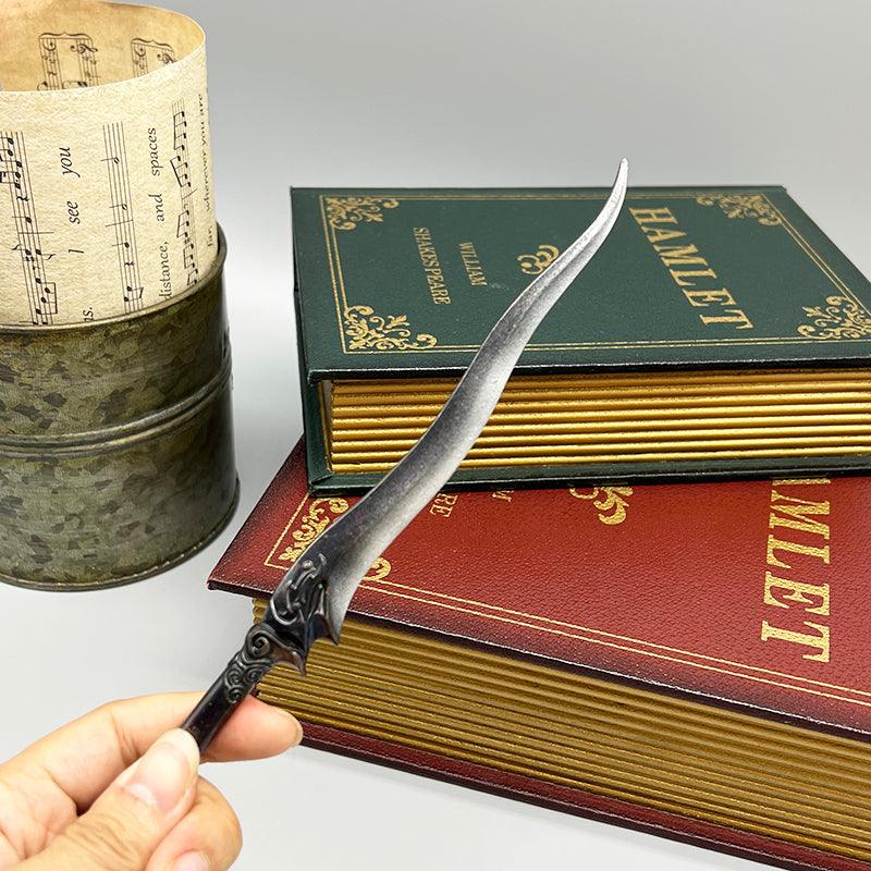 Blade of Sacrifice Cultist Dagger - Skyrim Daedric Ritual Weapon 1:6 Zinc Alloy | Molag Bal's Altar Artifact | Forsworn Coven Collectible for Oblivion Worshipers - BlacksmithSONG