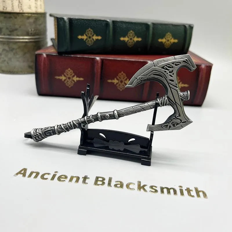 Okin Skyrim Axe Replica | 1:6 Scale | Elder Scrolls V Metal Collectible | BlacksmithSONG - BlacksmithSONG