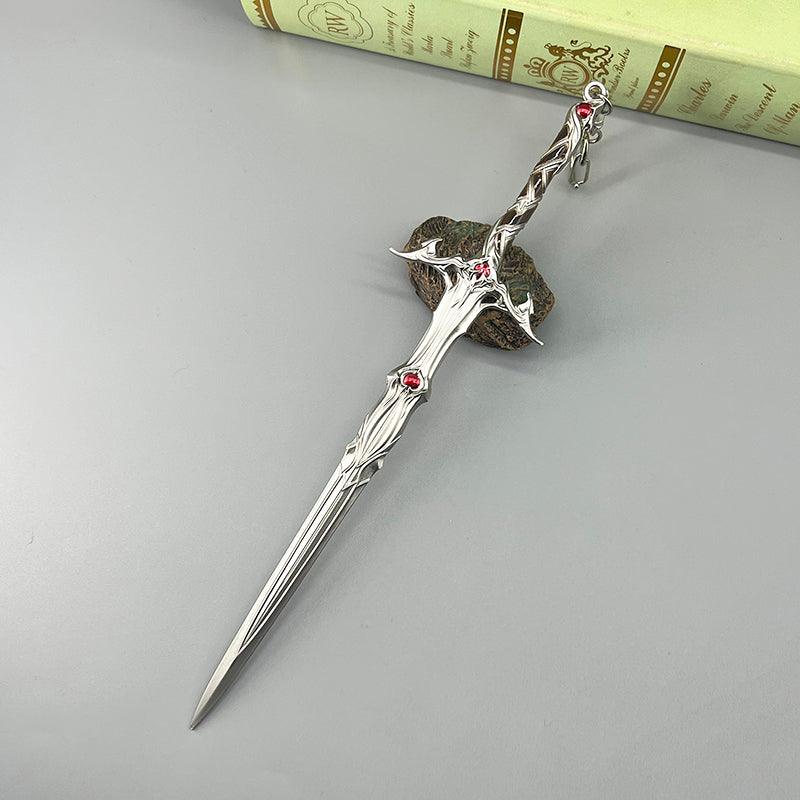 Githyanki Warband Longsword - BG3 Psionic Edge 1:6 Scale | Ceremonial Astral Sigils | Lae'zel Companion Build Zinc Alloy Collectible - BlacksmithSONG