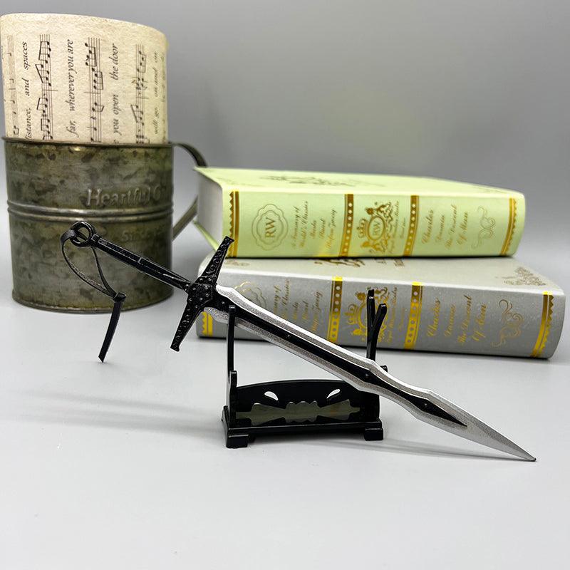 Dragonbone Greatsword Replica - Skyrim Dragonborn DLC Heavy Weapon 1:6 Scale | Ancient Wyrm Material Craft | Endgame Warrior Display for Alduin Slayers - BlacksmithSONG