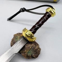 Windshear Skyrim Sword Replica | 1:6 Scale Metal Collectible | Elder Scrolls V | BlacksmithSONG - BlacksmithSONG