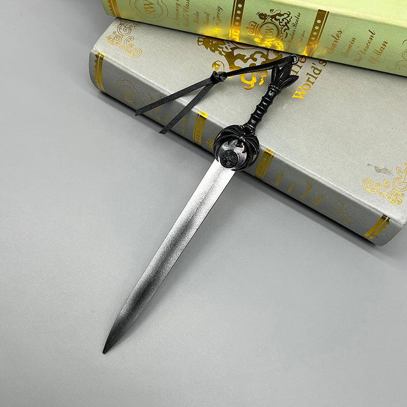 Nightingale Blade Replica - Skyrim Gallus Desidenius' Shadow Sword 1:6 Scale | Twilight Shadows Strike | Thieves Guild Zinc Alloy Artifact for Nocturnal's Agents - BlacksmithSONG