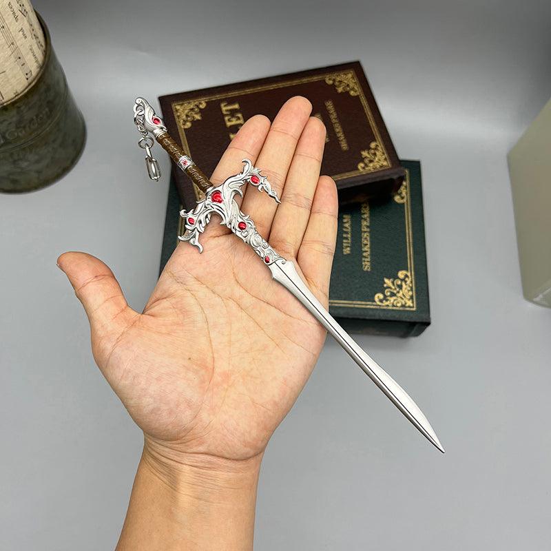 Githyanki Astral Greatsword - Baldur's Gate 3 Silver Sword 1:6 Zinc Alloy | Vlaakith's Chosen Weapon | Planar Warrior Display for Mind Flayer Hunters - BlacksmithSONG